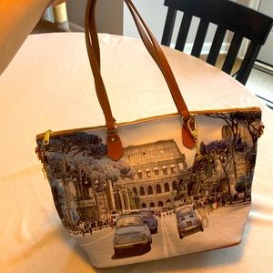 Y Not? Milano Leather Tote